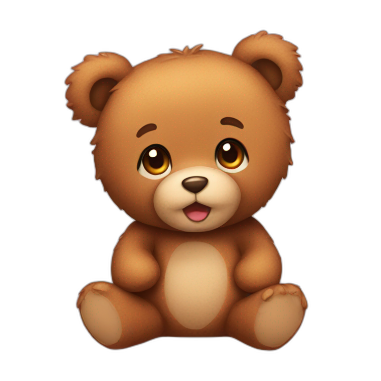 Teddy bear | AI Emoji Generator