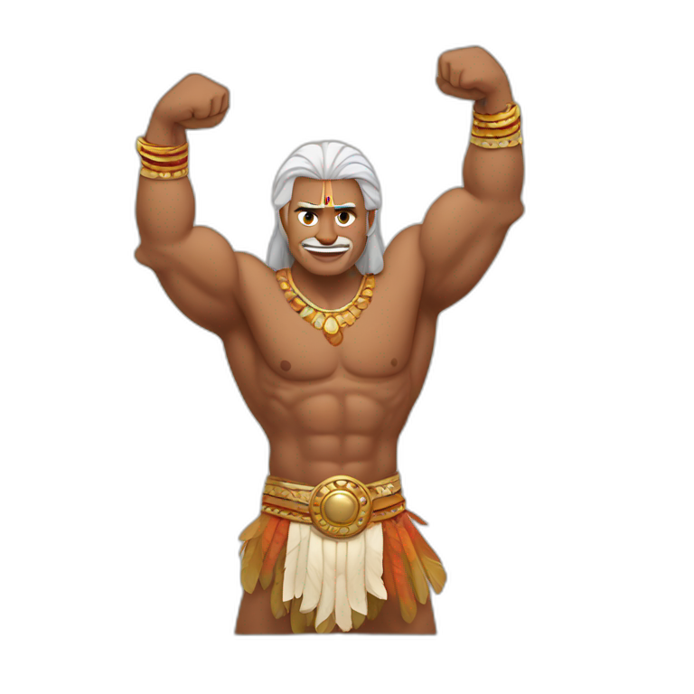 Strength and flexibility | AI Emoji Generator