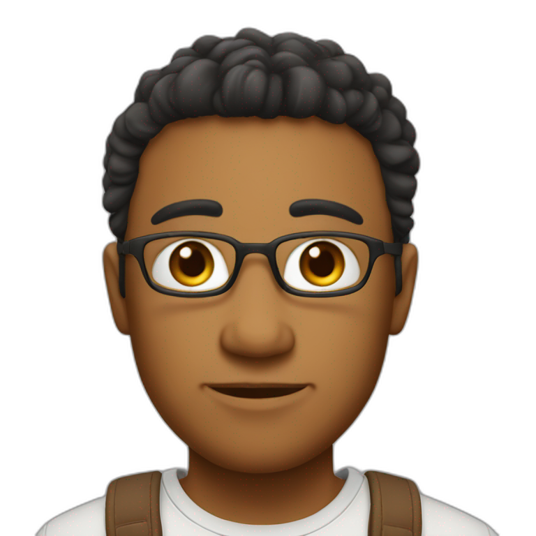 Generate a boys imoji who is thin tall and fair skinned, his name is ...