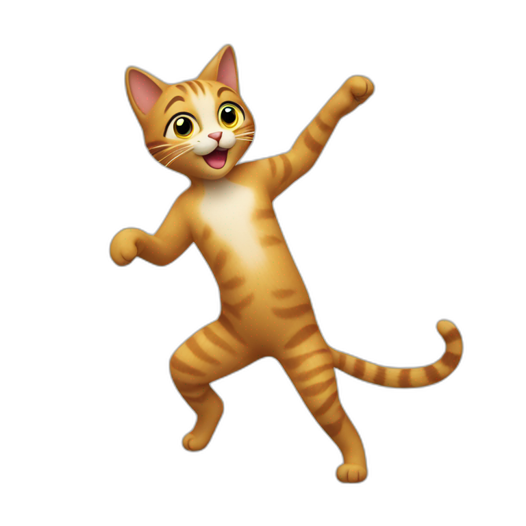 a big cat dancing | AI Emoji Generator