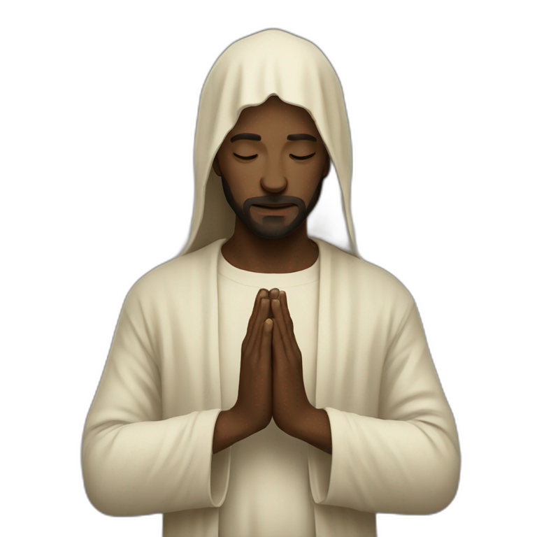 someone praying | AI Emoji Generator