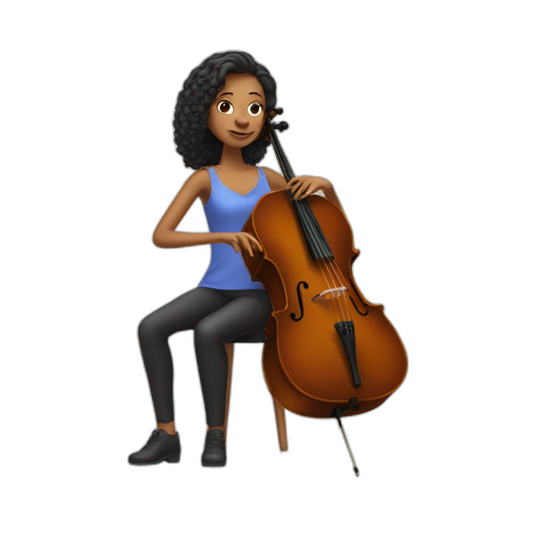 poetry cello | AI Emoji Generator