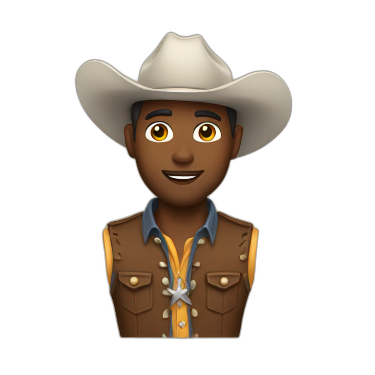 extremely gay cowboy with chaps. full body with a rainbow badge | AI ...