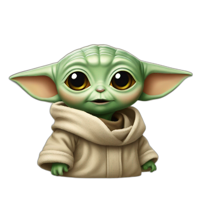 Baby yoda | AI Emoji Generator