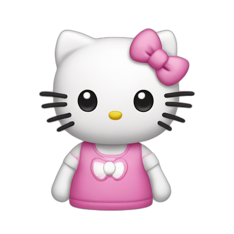 Hello kitty cute | AI Emoji Generator