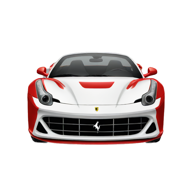 Ferrari in yellow | AI Emoji Generator