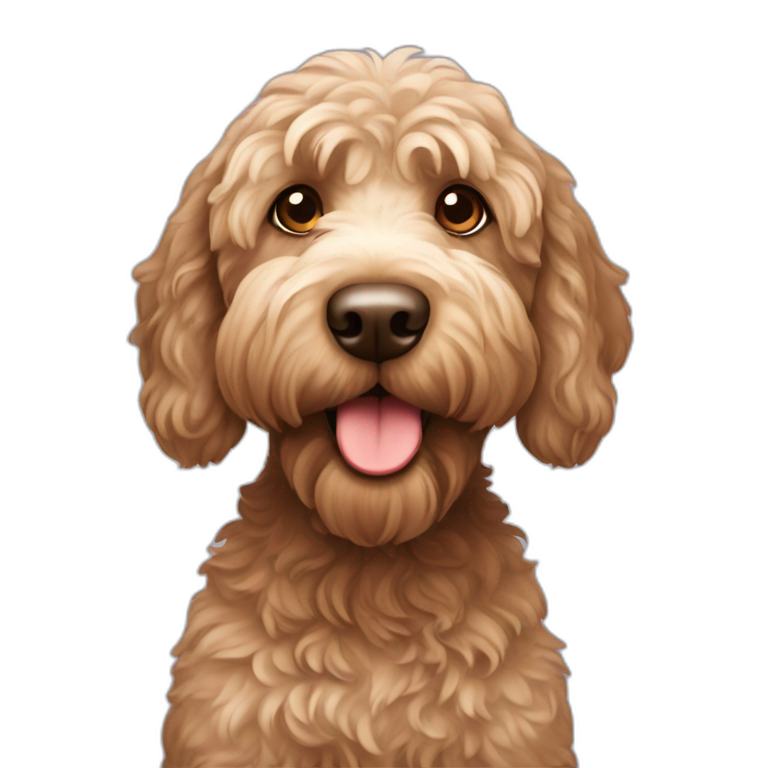 Mini labradoodle AI Emoji Generator