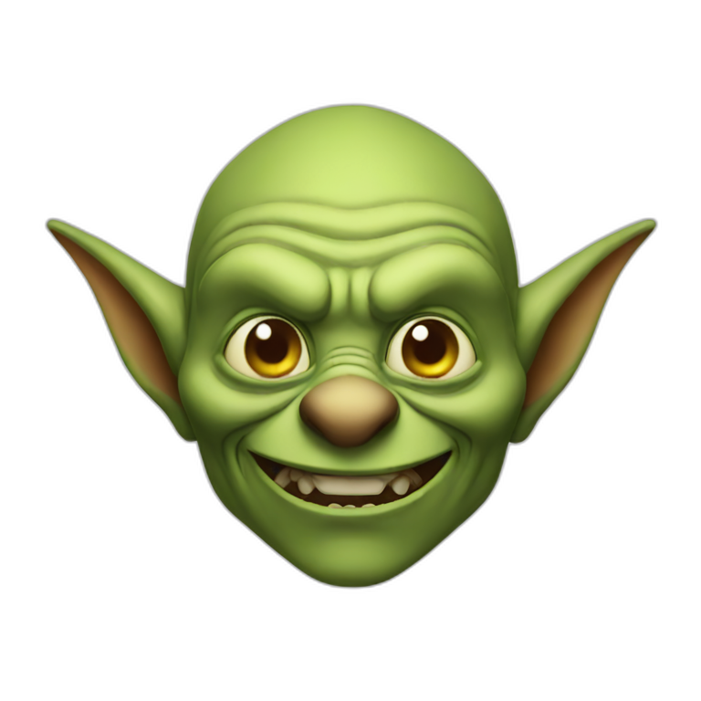 Mechant goblin | AI Emoji Generator