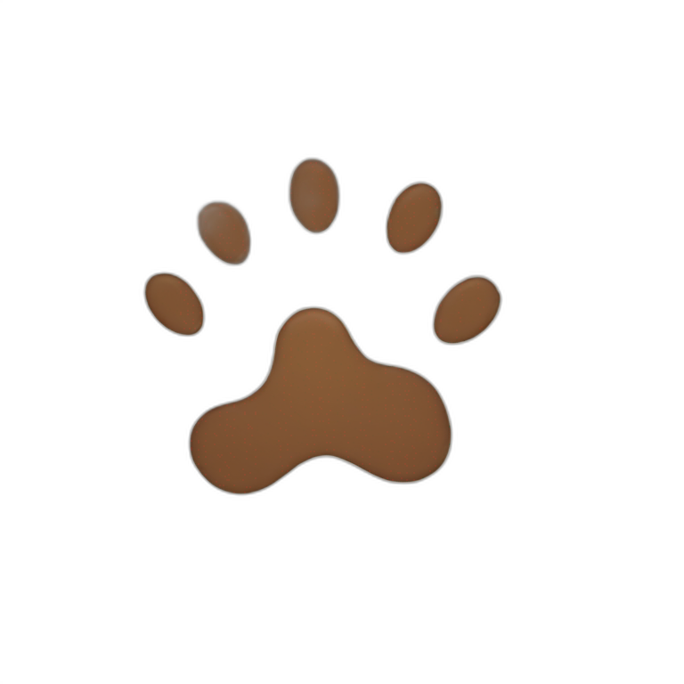 Dog paw | AI Emoji Generator