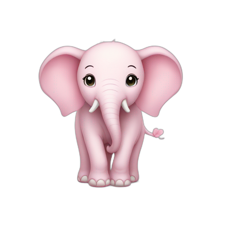 pink smoky elephant | AI Emoji Generator