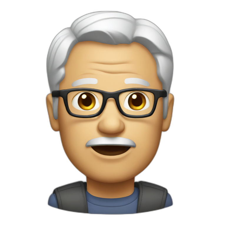 a man obsessed with perfectionism | AI Emoji Generator