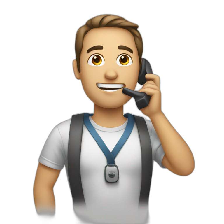 phone calling | AI Emoji Generator