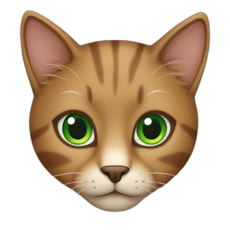 cat with green eyes | AI Emoji Generator