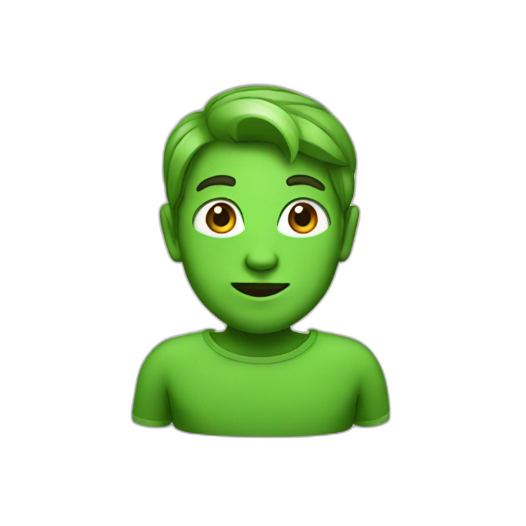 lightball green | AI Emoji Generator