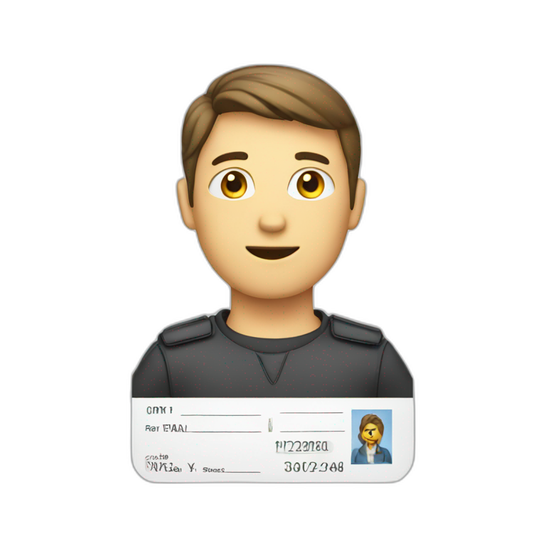 driving license | AI Emoji Generator