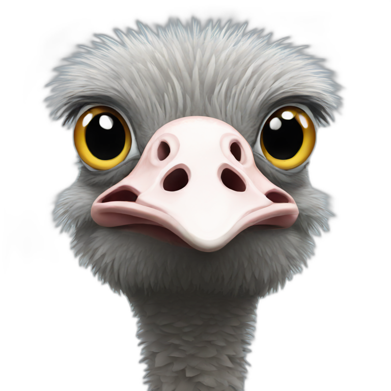 Ostrich egg | AI Emoji Generator