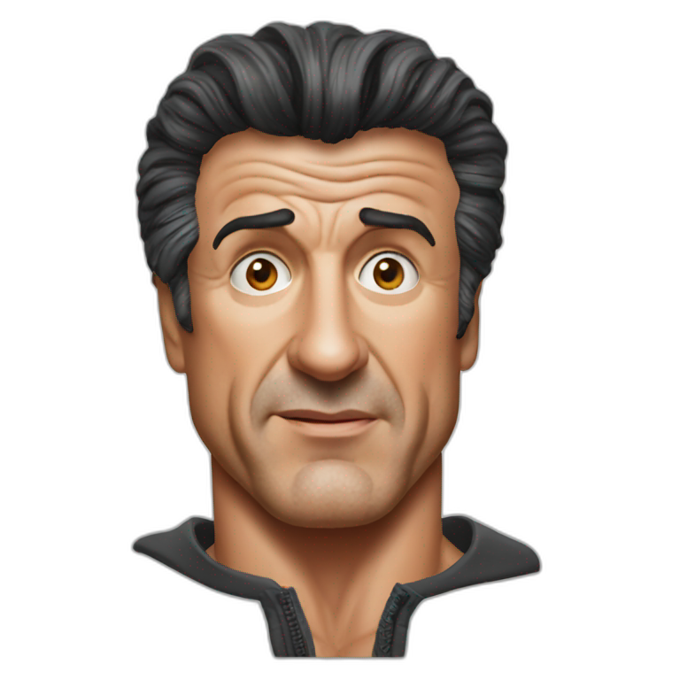 Sylvester-Stallone | AI Emoji Generator