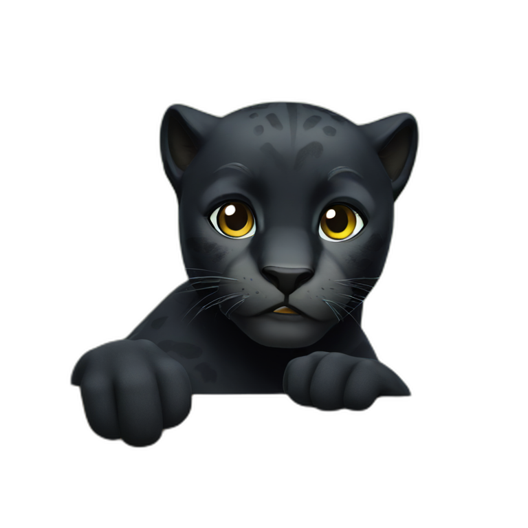 black panther | AI Emoji Generator