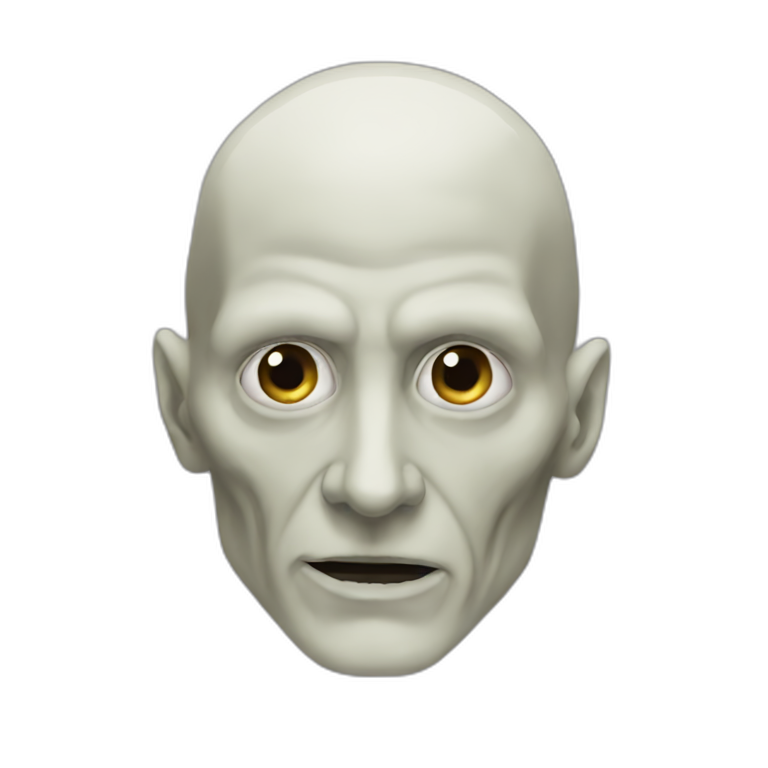 Men face without ear nose eye and mouth | AI Emoji Generator