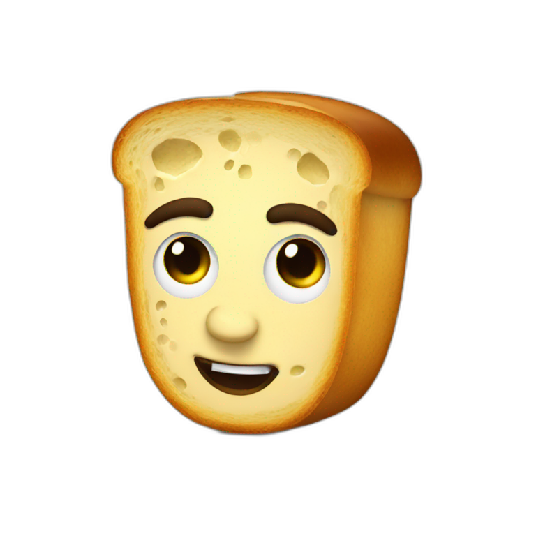 Toast Burned Out Ai Emoji Generator