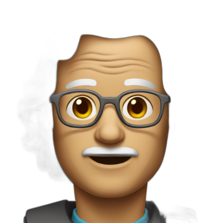 Doc Emmett brown | AI Emoji Generator