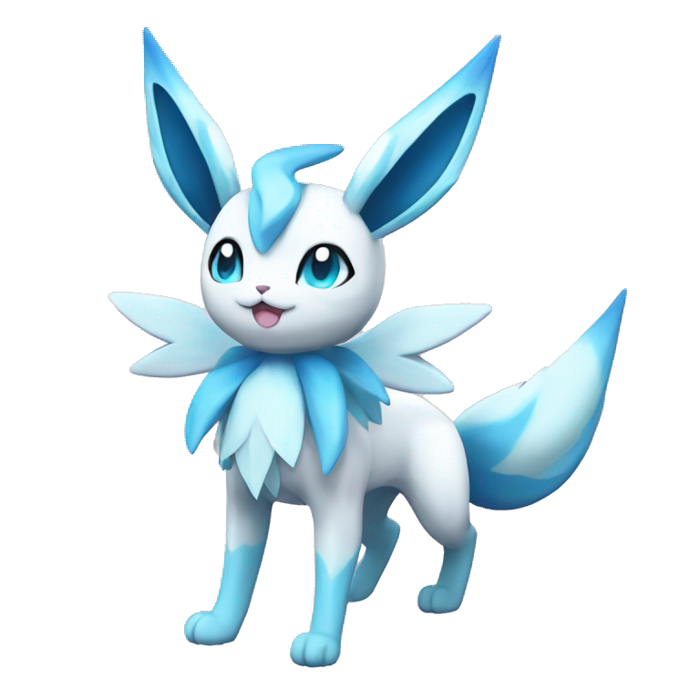 Sylveon-Bunny-Pokémon full body | AI Emoji Generator