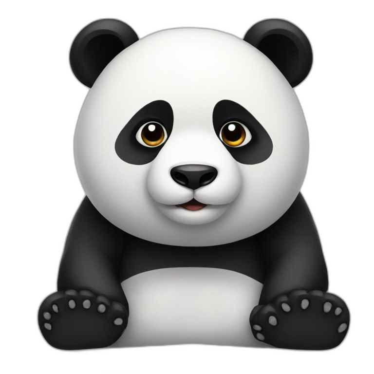 Panda gussa | AI Emoji Generator