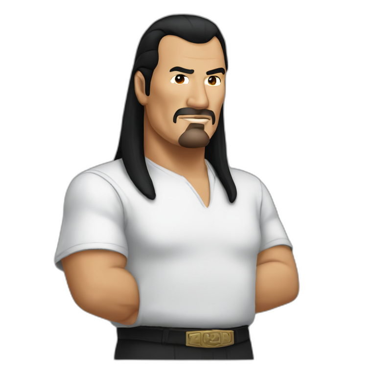 steven-seagal cartoon wearing shirt | AI Emoji Generator