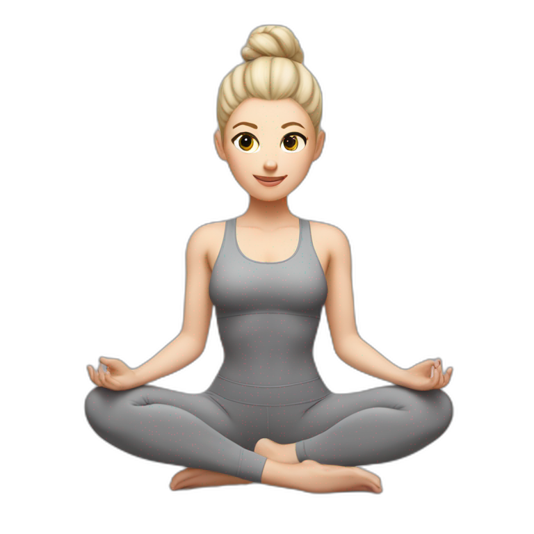 Yoga aesthetic emoji telegram set -  2 -   