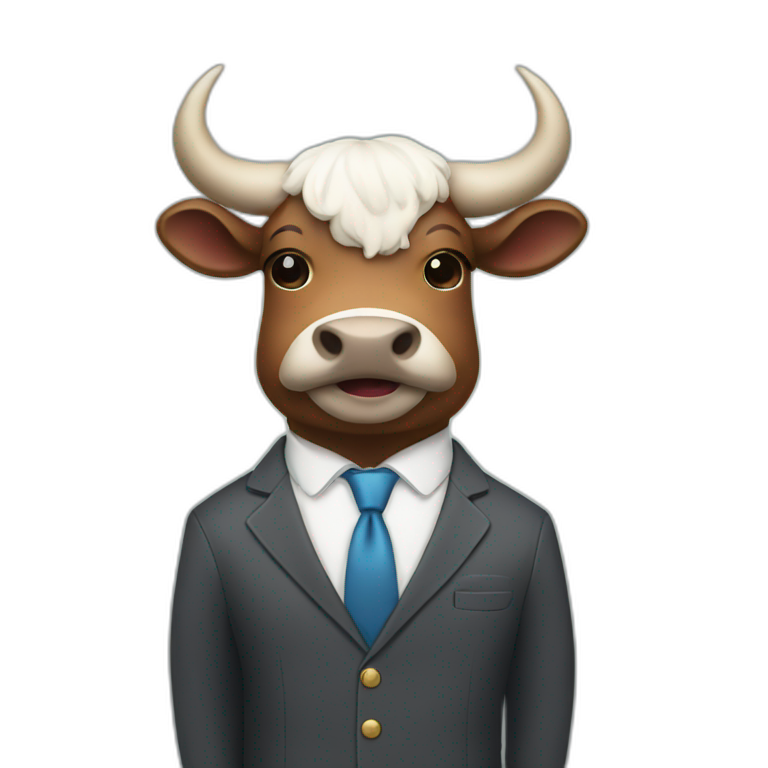 Grey ox | AI Emoji Generator