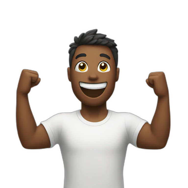 wanker arms | AI Emoji Generator