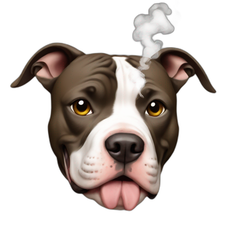 Pitbull smoking sale