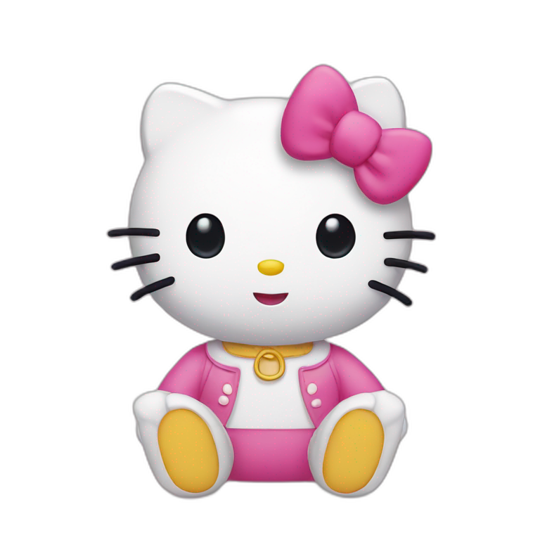 Hello kitty | AI Emoji Generator