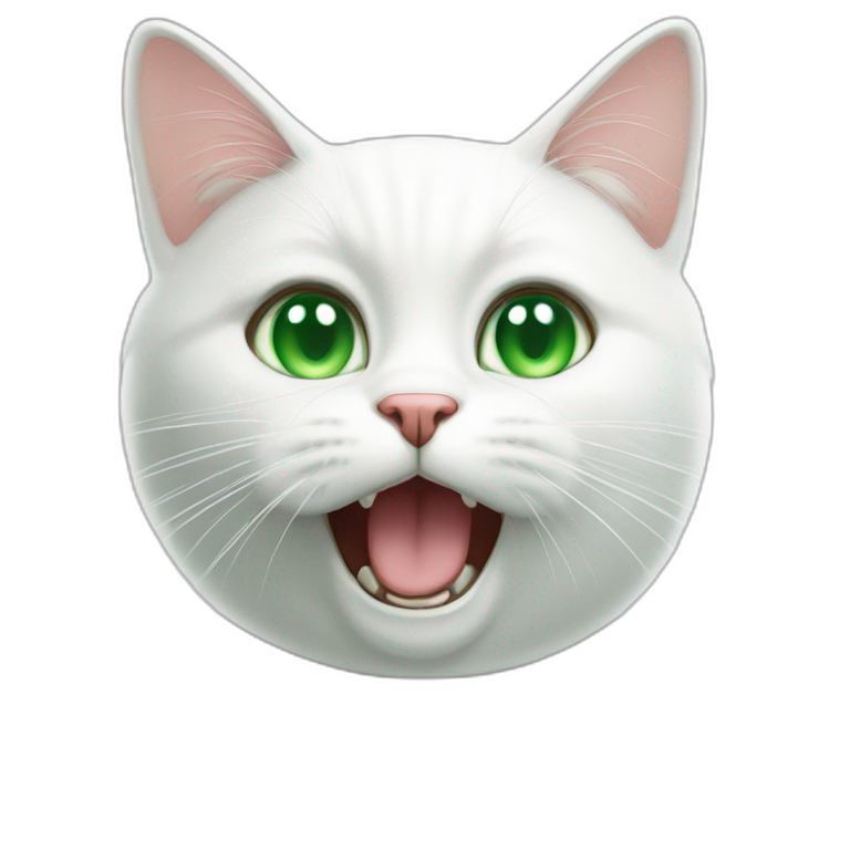 cat meowing | AI Emoji Generator