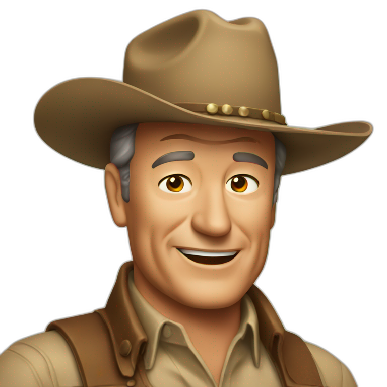 John Wayne | AI Emoji Generator