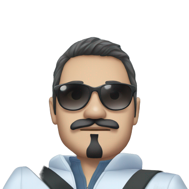 cool guy with red scarf | AI Emoji Generator