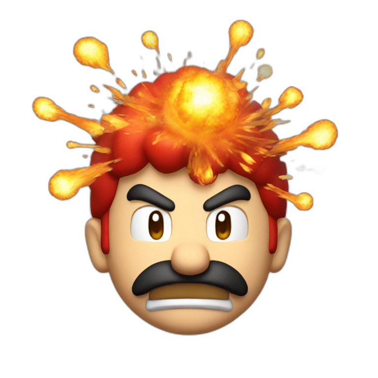 Exploding Head eggplant emoji | AI Emoji Generator