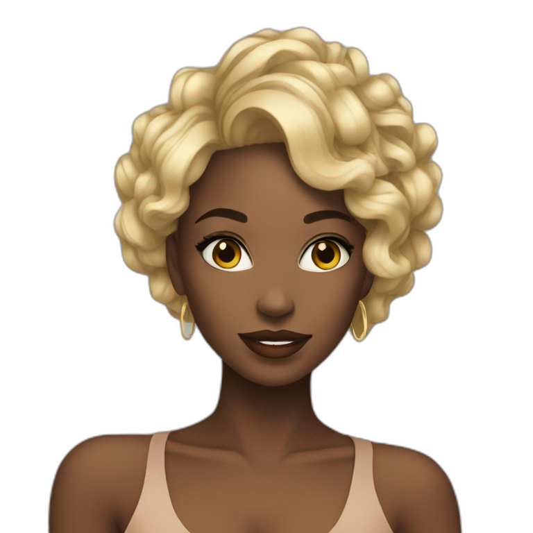 Beautiful Black women fashion | AI Emoji Generator