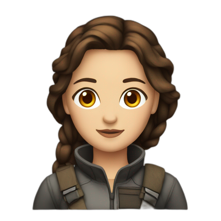 katniss everdeen Hunger Games Jennifer Lawrence | AI Emoji Generator