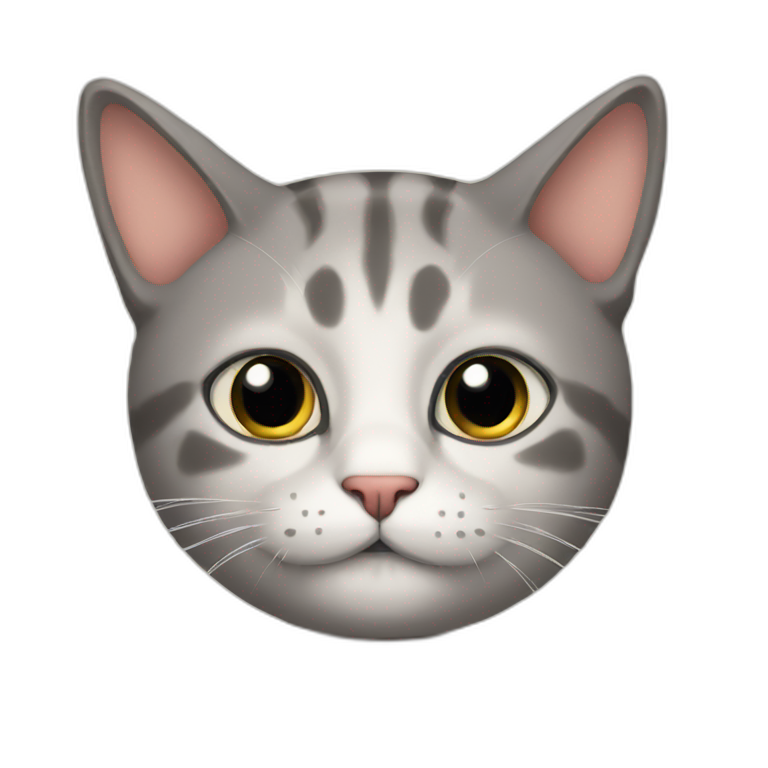 Thinking cat | AI Emoji Generator