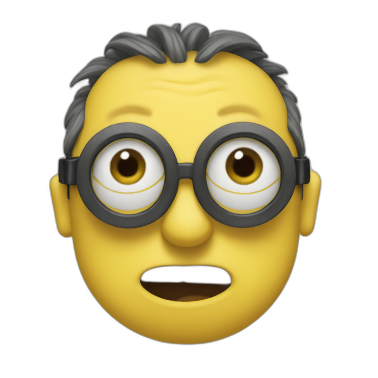 steve buscemi as a minion AI Emoji Generator