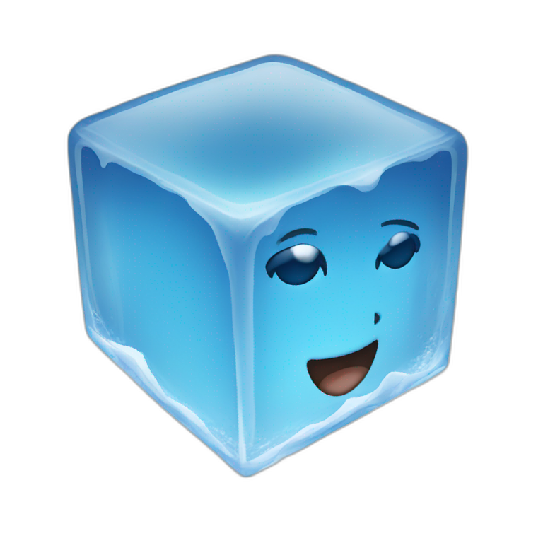 Ice cube | AI Emoji Generator