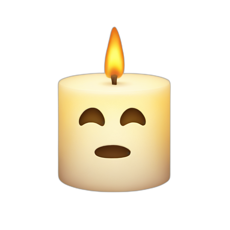 White candle Angel | AI Emoji Generator