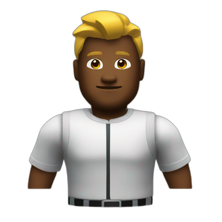 roblox man face  AI Emoji Generator