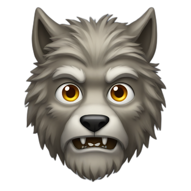 wolfman | AI Emoji Generator