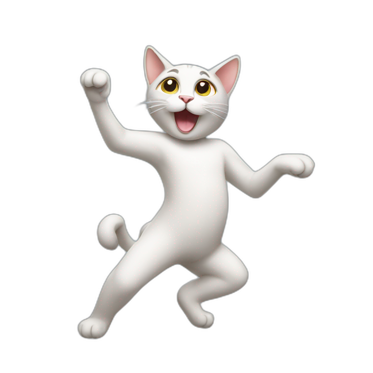 dancing cat | AI Emoji Generator