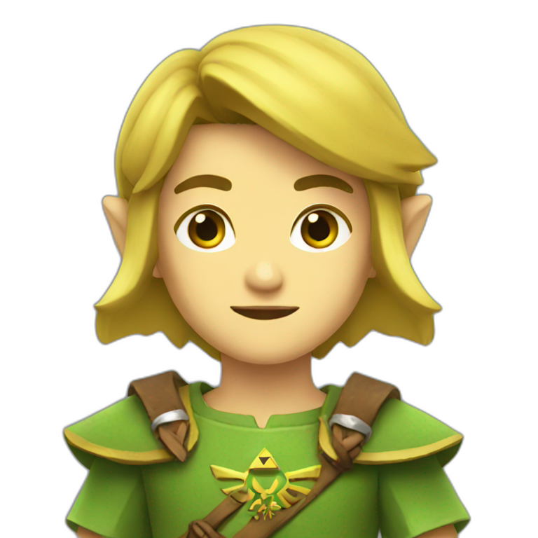 Zelda turn into cat | AI Emoji Generator