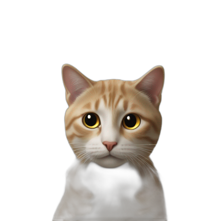 cat with piercing gaze | AI Emoji Generator