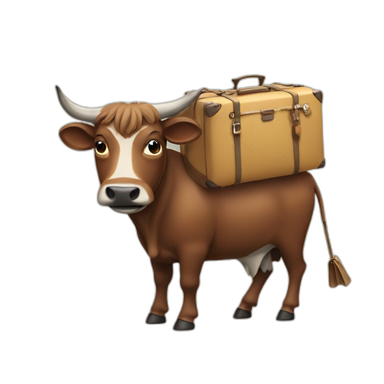 Grey ox | AI Emoji Generator