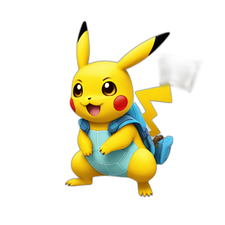 Pikachu fusion dracofeu | AI Emoji Generator